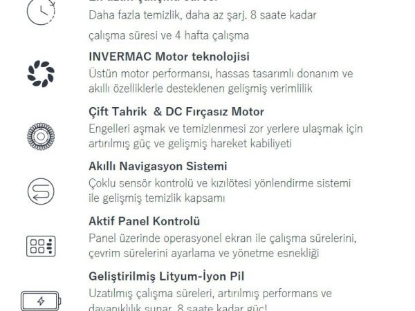 AQUAX KABLOSUZ HAVUZ ROBOTU-W45 MODEL
