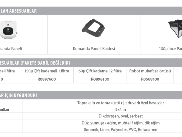 Zodiac Havuz Temizleme Robotu-RE 4200 VOYAGER
